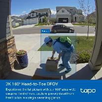 TP-Link TD21 Tapo Video Doorbell Camera - Battery - Photo 4