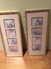 2 CADRES NEUFS WINDSOR DÉCO OR, 1x2 PIEDS HAUT: $15.00 CHACUN
