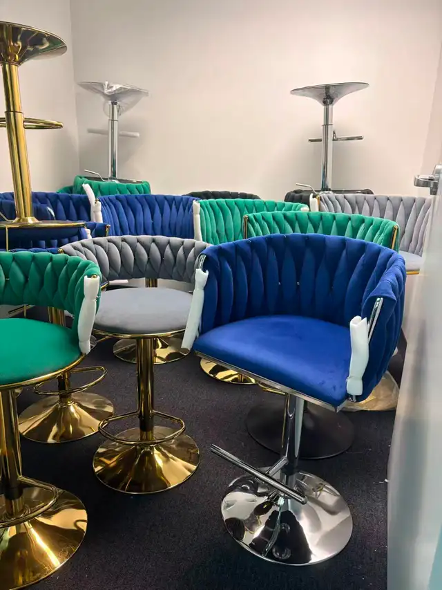 Brand New MMW Velvet Dining Chair OR Barstool $99 to $109