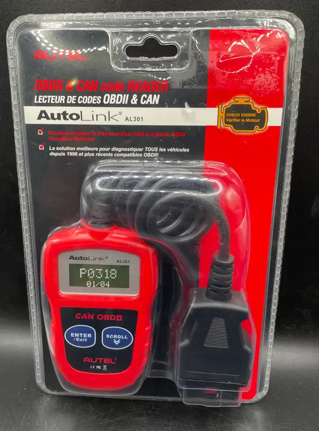 AUTEL OBDII & CAN CODE READER AL301