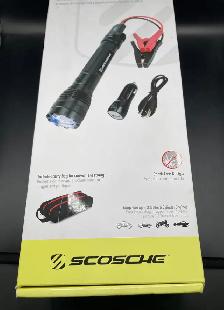 SCOSCHE 400A CAR JUMPER FLASHLIGHT/POWERBANK PBJF400