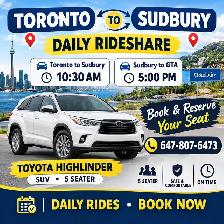 Toronto to sudbury