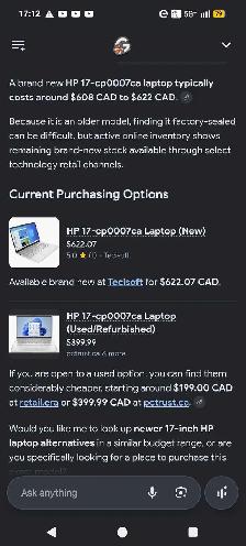 17.3' HP Laptop 256gb SSD Ram - Photo 3