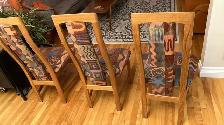 Mid century. TEAK TECK. Ensemble salle à manger. Chaises. Chairs - Photo 5