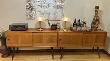 Mid century modern. Vintage. 2 lampes IKEA KVINTOL / Buffet TEAK - Photo 7