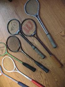 Vintage Round Faced Squash Rackets - Photo 10