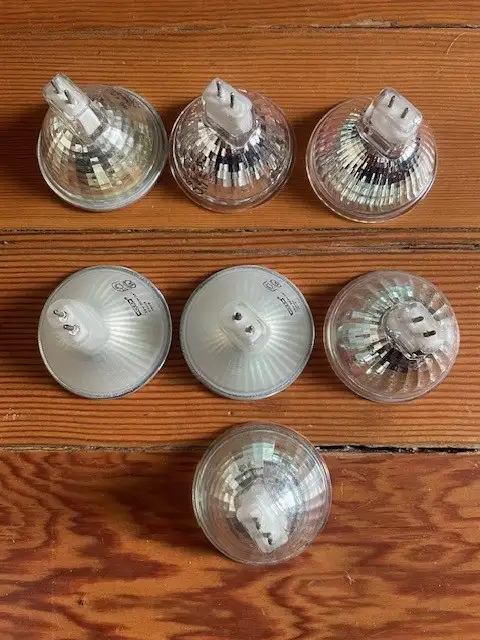 Ikea 12 V 20 W unused MR 16 Halogen bulbs