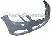 Mercedes E550 2010-2013 Bumper Front Primed W/Sensor W/H L - Photo 4