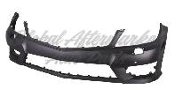 Mercedes C350 2012-2015 Bumper Front Primed W/Sensor W/H L