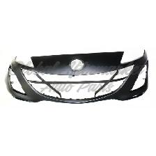 Mazda 3 2010-2011 Bumper Front 2.5/2.0l Primed W/Flush Edge - Photo 2
