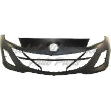 Mazda 3 2010-2011 Bumper Front 2.0l Primed W/Bumper Overlap - Photo 2