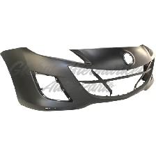 Mazda 3 2010-2011 Bumper Front 2.0l Primed W/Bumper Overlap - Photo 3