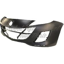 Mazda 3 2010-2011 Bumper Front 2.0l Primed W/Bumper Overlap - Photo 4