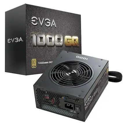 EVGA (1000 GQ) - 1000W (80  Gold)  - Semi Modular - Power Supply