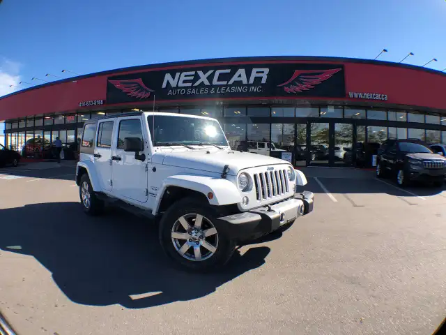 2018 Jeep Wrangler SAHARA JK UNLIMITED 4X4 LEATHER BLUETOOTH TOW