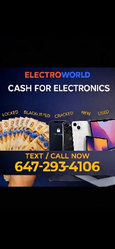 WE BUY ELECTRONICS FOR CASH  | PHONES, LAPTOPS, TABLETS & MORE
