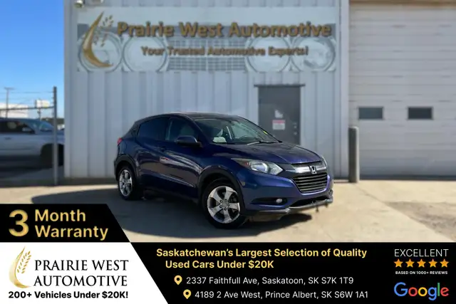 2016 Honda HR-V EX AWD | Remote Start | Power Tailgate