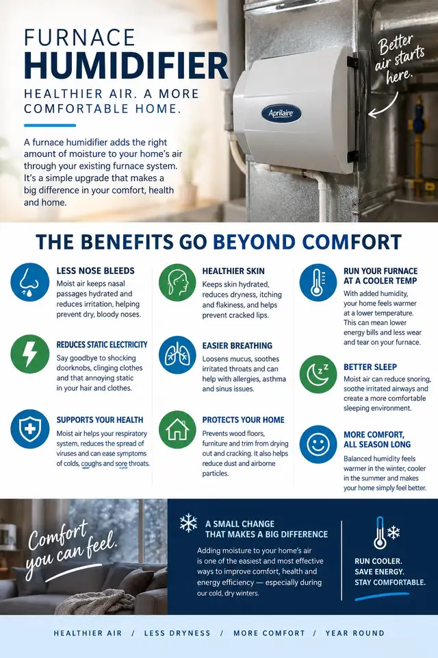 Whole Home Humidifiers Professionally installed