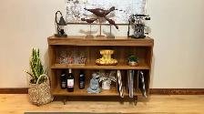 Mid century. TEAK TECK. Buffet, bibliothèque disques vinyles, si - Photo 3