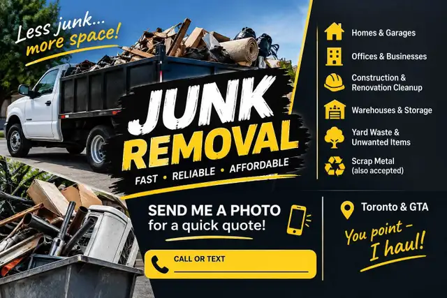 Garbage removal every day
