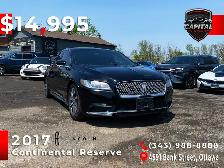 2017 Lincoln Continental Reserve