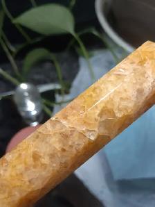 HONEYBEE OCTAGONAL POINT YELLOW AVENTURINE WAND - Photo 7