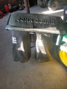 Ensemble ramasse feuille ou gazon John Deere