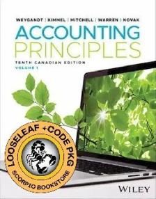 Accounting Principles Volume 1 10th Canadian 9781394278282