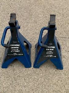 2 Certified axle stands (2 ton capacity).