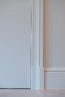 Baseboard, casing, doors, Ikea kitchen