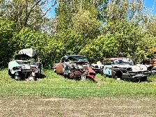 3 1958  Cadillacs Hotrod ,frame swap comes with extra parts