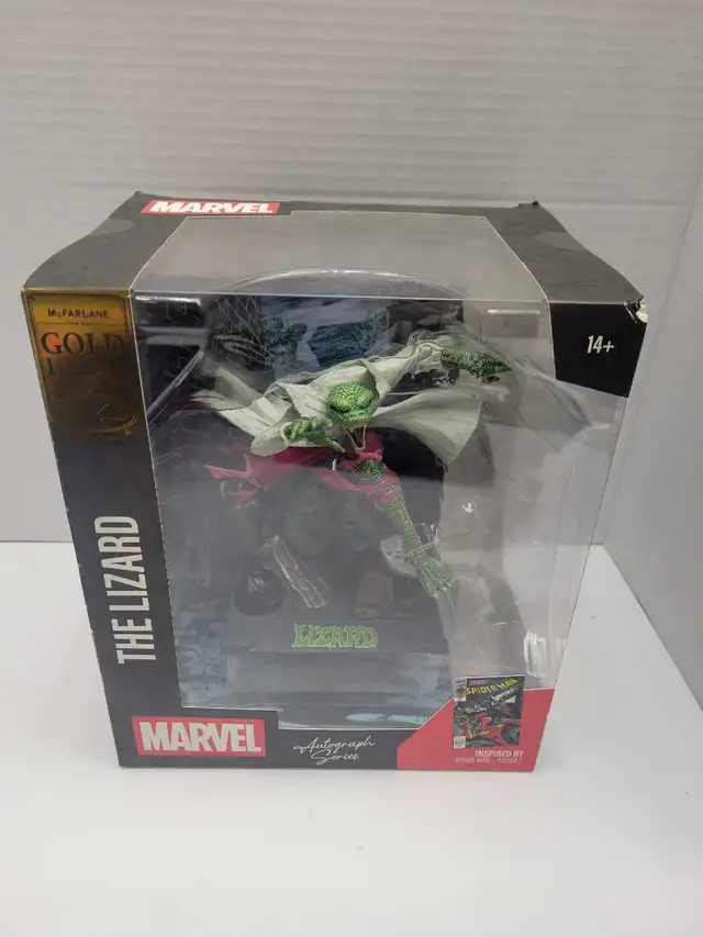 Marvel The Lizard McFarlane Gold Label Autograp Series