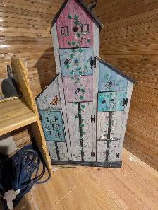 hand painted storage cabinet - Photo 2