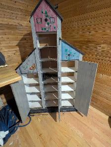 hand painted storage cabinet - Photo 3