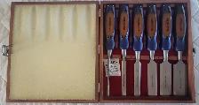 MASTERGRIP 6 PIECE CHISEL SET - 1/4'-1 1/2' - BRAND NEW IN CASE