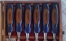 MASTERGRIP 6 PIECE CHISEL SET - 1/4'-1 1/2' - BRAND NEW IN CASE - Photo 3