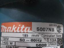 Makita 7 1/4' circular saw - Photo 3