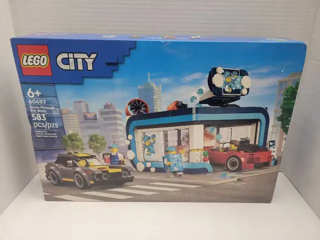 Lego 60497 City Drive through Car Wash NEW