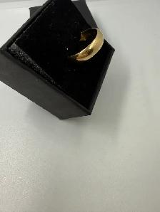 Men's 10K Gold Band~Size 8.5 - Photo 2
