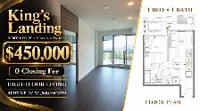 $450,000 | Brand-New 1 Bed at King’s Landing | $0 Closing Fee