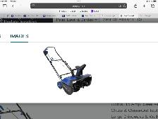 Snow blower Snowjoe