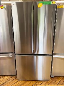 LG open box, 33 inch three door fridge