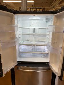 GE 33 inch counterdepth French door fridge, 2020, - Photo 2