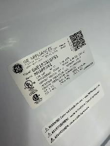 GE 33 inch counterdepth French door fridge, 2020, - Photo 4