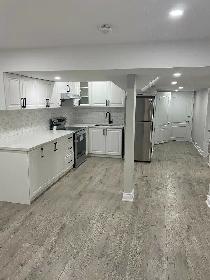 2 bedroom legal basement for rent in Brampton