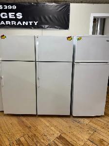 White two door 28 inch wide fridges