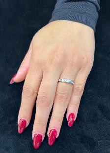 white gold diamond ring 10k - Photo 3