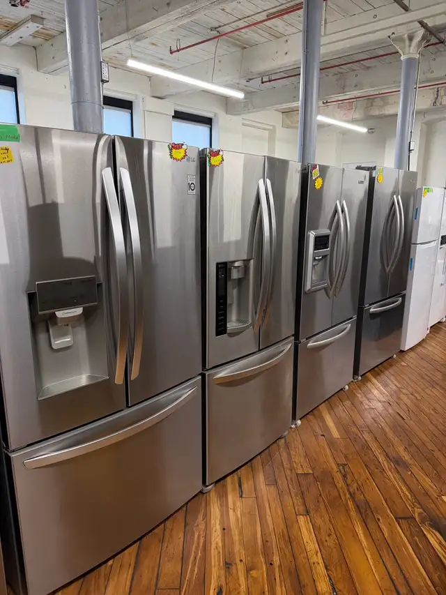 stainless steel fridges