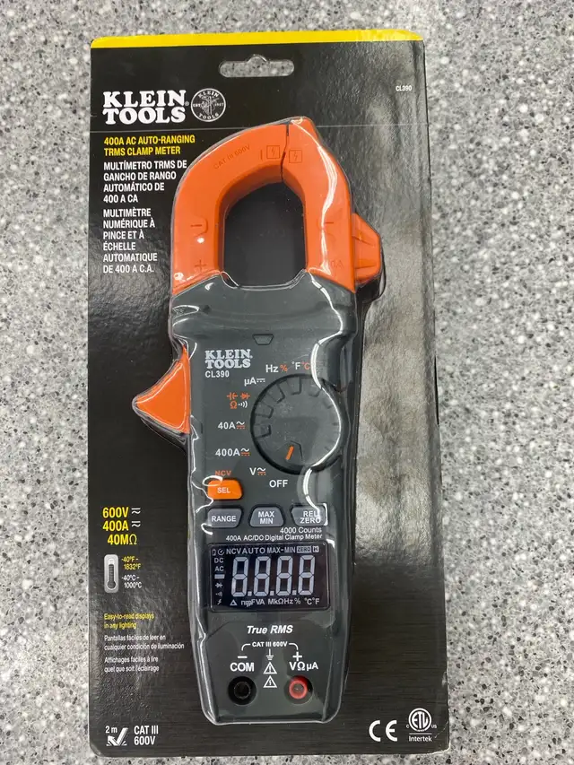 Klein Cl390 Clamp Meter