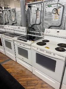 White glass top and coil top stoves - Photo 3